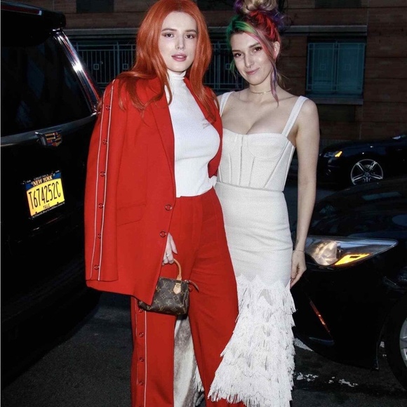 NWT Jonathan Simkhai Snap-detailed Red Wool Blazer - Picture 3 of 13